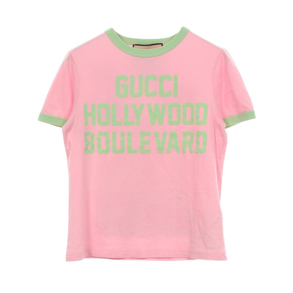Gucci Hollywood Print Cropped Ringer #344528G35B